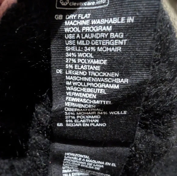 💘 & Other Stories Black Mohair Mock Neck Sweater - Picture 5 of 5